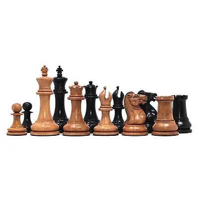 Nathaniel 1849 Antique Reproduction Vintage 3.75   Set Ebony/Distressed Boxwood • £197.50