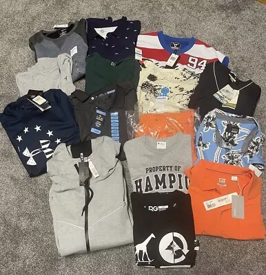 RESELLERS New Men’s Lot NWT Bulk Shirts Sweatshirts Shorts Athletic Casual  • $25