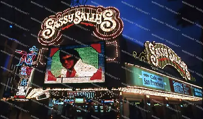 Sassy Sally's Casino Las Vegas Elvis Presley Original 35mm Photo Slide • $10
