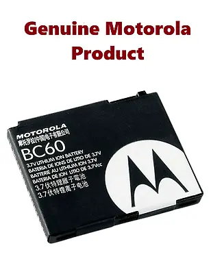 Battery BC60 For Motorola C257 C261 VU204 Z6C I290 I296 I425 L2 L6 L7 L7c 850mAh • $12.74
