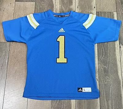 Vintage Men’s ADIDAS UCLA BRUINS NCAA COLLEGE FOOTBALL #1 JERSEY YOUTH (L) BLUE • $30