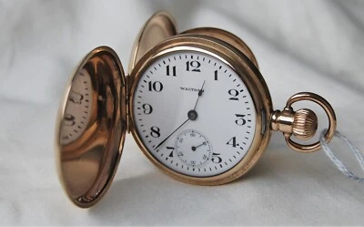 £275 • Buy Superb Antique Gold/P. Waltham P.S.Bartlett  17J Full Hunter Pocket Watch. 1915