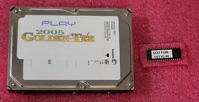 Golden Tee Fore! 2005 HARD DRIVE And BOOT CHIP FOR AN ARCADE GAME TESTED WORKING • $44.95