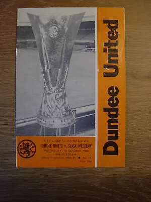 1980 UEFA CUP : DUNDEE UNITED V SLASK WROCLAW • $6.20