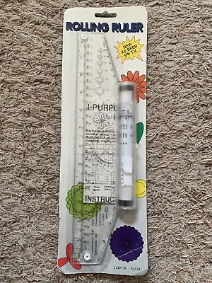 BRAND NEW Sealed ROLLING RULER! 50021 AS SEEN ON T.V. Parallel Perpendicular • $11.99