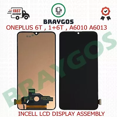 For OnePlus 6T 1+6T INCELL Touch Screen Digitizer LCD Display Assembly Black • $51.55