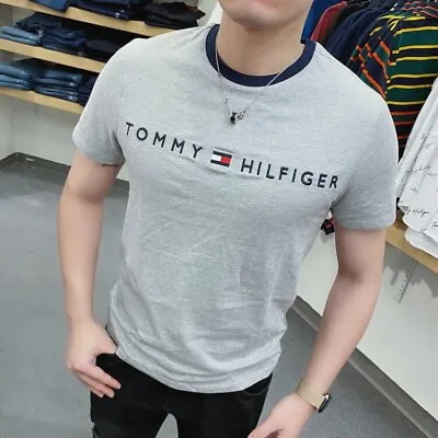 NWT Mens Tommy Hilfiger Logo Short Sleeve Tee XS S M L XL XXL • $24.99