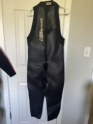 Neosport Wet Suit Men 5/3mm Large Black Sleeveless Triathlon Suit • $38.98