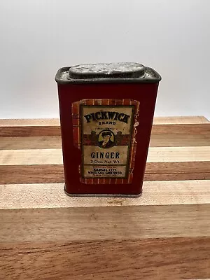 Rare!!! Vintage Pickwick 2 Oz. Ginger Spice Tin- Kansas City MO • $12.99