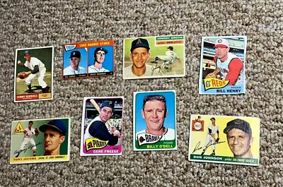 Rare Collection Vintage 1950's And 1960's MLB Baseball Cards INCLUDING ROOKIES • $23