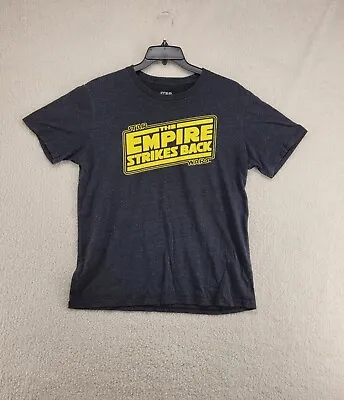 Star Wars The Empire Strikes Back Retro T-shirt XL Unisex Mad Engine Black Speck • $7.97