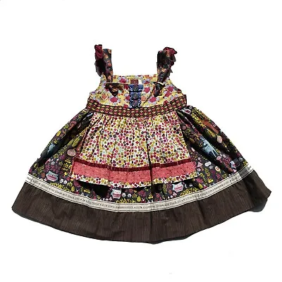 Girls Matilda Janes Dress Size 4 Character Counts Heart Soul Pride Apron • $29.99