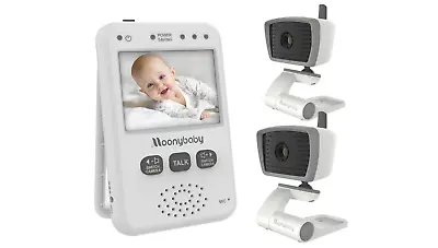 Moonybaby Value 100-2 Video Baby Monitor With Camera And Night Vision • £97.76
