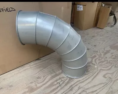 Galvanised Steel 90 Degree Bend Ventilation Ducting Extraction Woodwork Air • £60