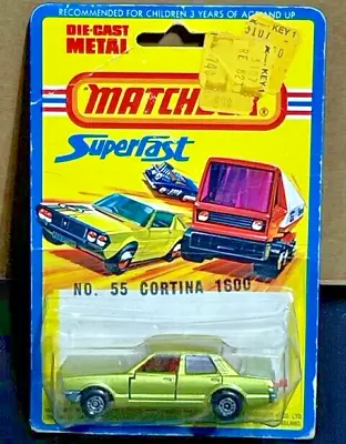 1976 Matchbox Lesney Superfast #55 Cortina 1600 Green 1/64 • $22.99