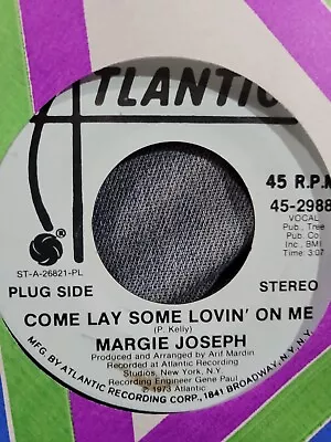 MARGIE JOSEPH 45 RPM Promo Record  COME LAY SOME LOVIN' ON ME  '73 Funk Soul C3 • $5