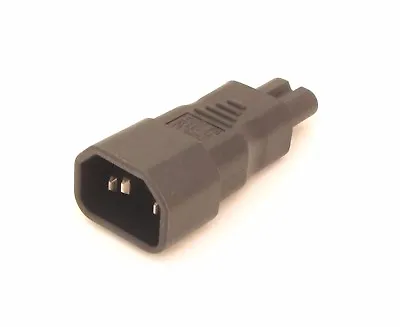 C7 Adaptor (figure 8) F8 To IEC Adaptor Ideal For Use With Existing Mains Cord • £3.52