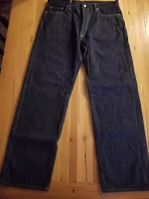 Non Stock Brand Vintage Japanese Raw Denim Jeans - Size 38x32 NEW! • $45