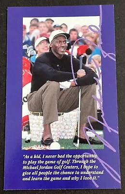 Michael Jordan Golf Company Trading Card RARE! • $11.04