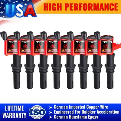 $37.99 • Buy 8Pack Ignition Coils For Ford F-150 4.6L 5.4L 2004 2005 2006 2007 2008 2009 2010
