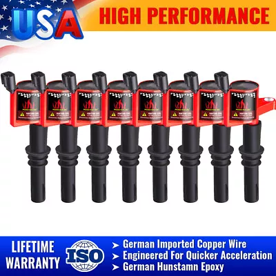 $37.99 • Buy 8Pack Ignition Coils For Ford F-150 4.6L 5.4L 2004 2005 2006 2007 2008 2009 2010