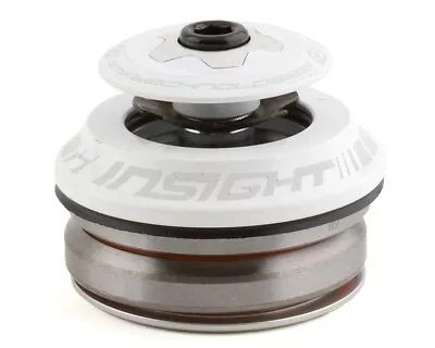 INSIGHT BMX INTEGRATED HEADSET 1  1/8th TO 1  - WHITE • $40