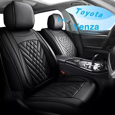 For Toyota Venza 2009-2016 Car 5 Seat Cover Cushion Pad Faux Leather Full Set • $123.49