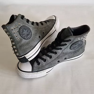 Converse Chuck Taylor All Star HI Metal Studded Grey  Size 5 Mens Women Shoes... • £34.99