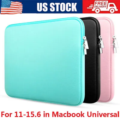 11-15.6 Inch Zipper Laptop Sleeve Case Laptop Bags For Macbook AIR PRO Retina • $10.54