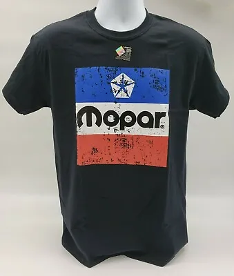 Black T-Shirt W/ Large Red White & Blue 1972 Mopar Emblem / Logo On Front • $17.99