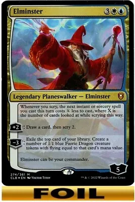 Elminster | FOIL | NM - Commander Legends Baldur's Gate - MTG • $3.25