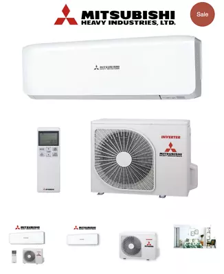 $1639.55 • Buy Mitsubishi Heavy Industries 5.0kw Inverter Split System Air Conditioner Reverse,