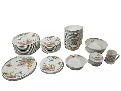 40 Piece Service For 12 Mikasa Beacon Hill Ultra Ceram Bone China Plus Dish Set • $129.95