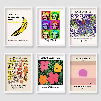 £12.99 • Buy Andy Warhol Print Vintage Classic Picture Wall Art Gift Home Poster A4 A3