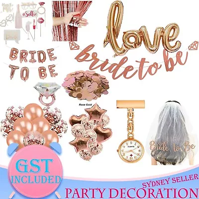 Hens Bridal Wedding Party Decoration Balloons Table Cloth Accessories Brid Set • $4.89