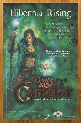 2001 Dark Age Of Camelot PC Vintage Print Ad/Poster Authentic Official Promo Art • $14.99