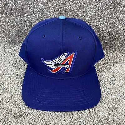 Vintage Anaheim Angels Snapback Hat Los Angeles 90s Blue NWT Deadstock NOS • $39.95