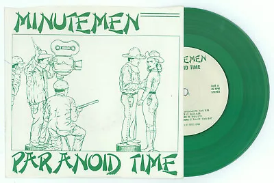 MINUTEMEN Paranoid Time 7  EP Green Vinyl VG+ SST • $24.99