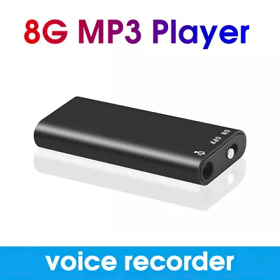 Hidden Mini 8GB Spy Digital Audio Voice Recorder 96H Recording Listening Device • $28.99