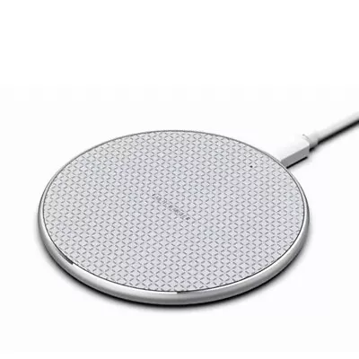 Wireless Fast Charger Charging Pad For Samsung IPhone Android Cell Phone WHITE • $6.95