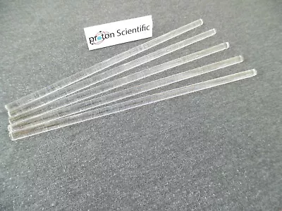 £4.38 • Buy 5 X 200mm Glass Stir Rods Stirring Rods Laboratory Glassware ( Pack Of Five )