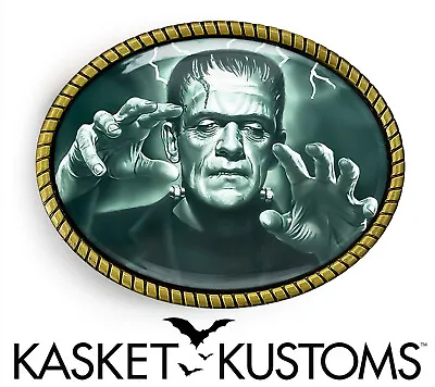 Frankenstein Belt Buckle - Classic Horror Universal Monster Belt Buckle - 943 • $35.99