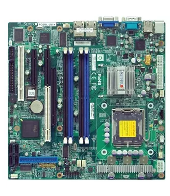 SuperMicro PDSML-LN1+ Server Motherboard Xeon CPU 8GB Memory Combo IO Shield • $199.99