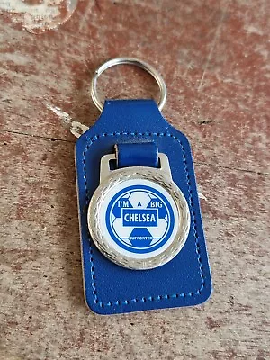 CHELSEA  F C - VINTAGE  OLD  KEYRING  COLLECTABLE  Football Pin  BADGE • £6.49