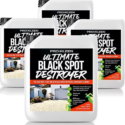 £69.95 • Buy ProKleen Patio Cleaner Black Spot Remover Lichen Algae Green Mould Killer 20L