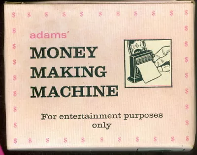 Vintage Adams Money Making Machine ~ Unused In Box  Complete • $14.95