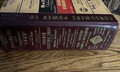 1964 Kalamazoo Polk's Michigan City Directory Kalamazoo County Polk • $17.99