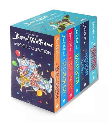 The World Of David Walliams Best Box Set Ever Children Kids Collection 6BooksNew • £23.99