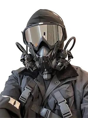 $246.79 • Buy Cyberpunk Half Mask With Wind Goggle Balaclava Holiday Party Cosplay Festival