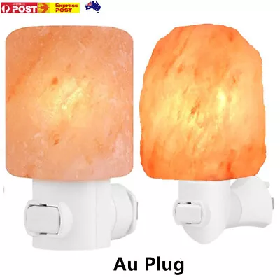 Himalayan Crystal Salt Lamp Natural Pink Crystal Night Light Rock Night Lamp AU • $23.70